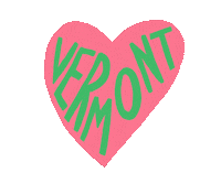 Vermont Sticker by Kirsten Hurley