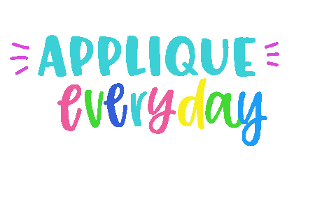 Machine Embroidery Sticker by Applique Market
