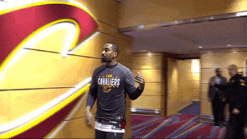 cleveland cavaliers good luck GIF by NBA