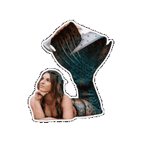 Texas Megan Sticker by Mermaid Nimue