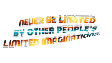Caption Statement Contemporary Text 3D Visuals Wordart Gif Art Gifart Opticalartinc Phrase Sticker by OpticalArtInc.
