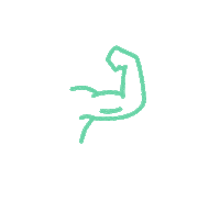 Muscle Bicep Sticker by EvolveYou