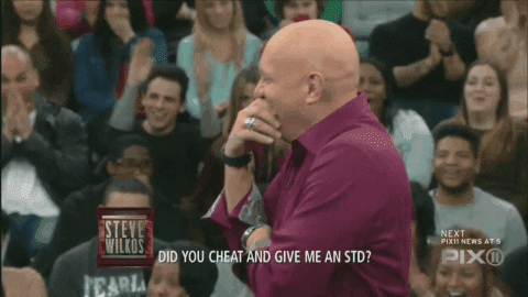 Talk Show Reaction GIF by The Steve Wilkos Show
