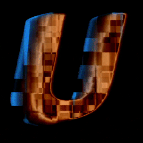 Glitch Alphabet GIF by #BASILIO