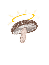 Mushroom Holy Shit Sticker