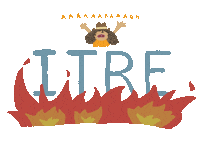 Fire Burning Sticker by EYP Finland - Aland