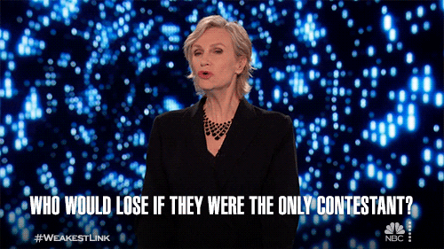 Jane Lynch You Are The Weakest Link GIF by NBC