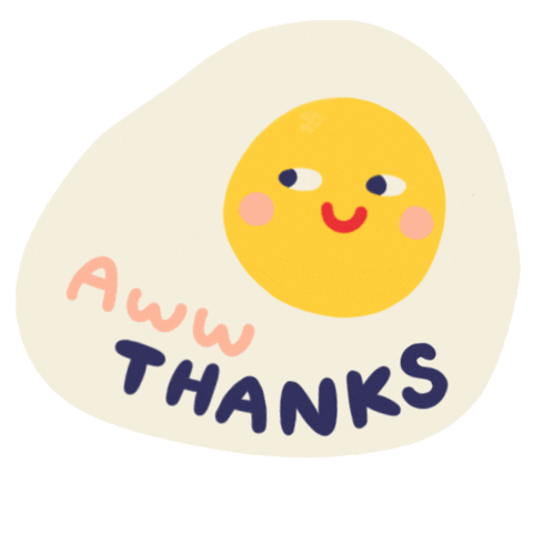 Happy Thanks Sticker