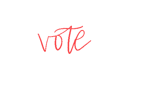 milkandhoneymade giphyupload vote election rock the vote Sticker