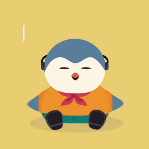 Relax Penguin GIF by Finch Care