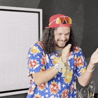 Goosify happy clap clapping skool GIF