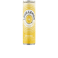 drinkloudlemon lemon original sparkling loud Sticker