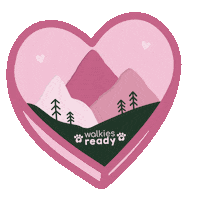 Walk Walkies Sticker by Pawsome Paws Boutique