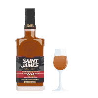RHUM-SAINT-JAMES party drink cheers cocktail Sticker