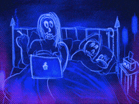 Skull Sleeping GIF