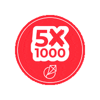 5X1000 Onlus Sticker by Poliferie