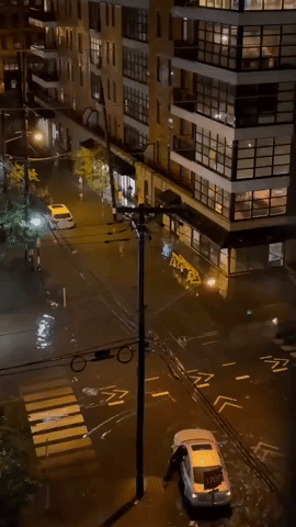 Hurricane Henri Brings Severe Flooding to Hoboken, New Jersey