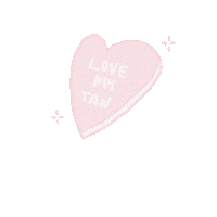 Heart Tanning Sticker by Loving Tan