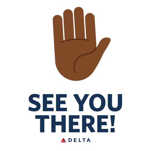 See You Wave Sticker by Delta Air Lines