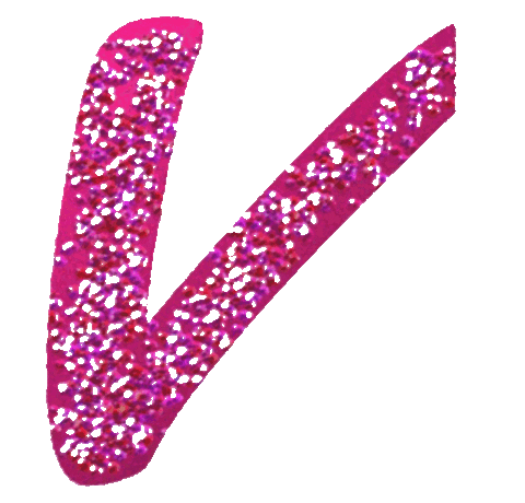 V Buchstabe Sticker