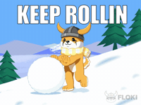 Crypto Rolling GIF by FLOKI