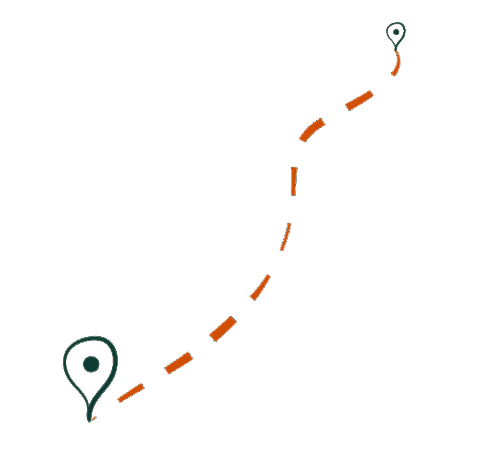 Maps Trekking Sticker by francescagaragnani