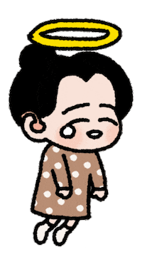 Tired Girl Sticker