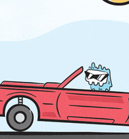 Driving No Stress GIF by Ghost Boy