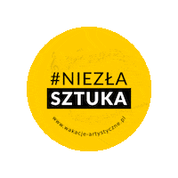 wakacjeartystyczne wa sztuka niezła niezla Sticker