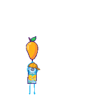 Happy Orange Sticker by Dutch Lady