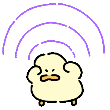 420gram00 character duck banana 캐릭터 Sticker