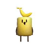 Banana Marshmallow Sticker