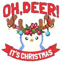 Merry Christmas Sticker by Pudgy Penguins