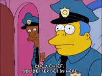 Get In Here Season 13 GIF by The Simpsons