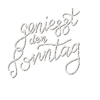 Sonntag Geniessen Sticker by Handbeschriftetes