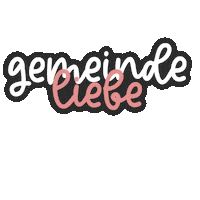 Gemeinde Sticker by Lucie Gerstmann