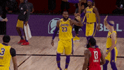 High Five Los Angeles GIF by NBA
