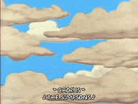 the simpsons clouds GIF