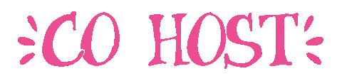 Hosting Co Host Sticker