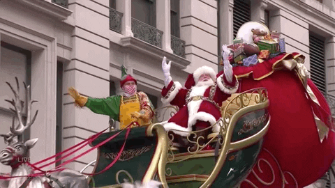 Santa Claus GIF by The 95th Macy’s Thanksgiving Day Parade