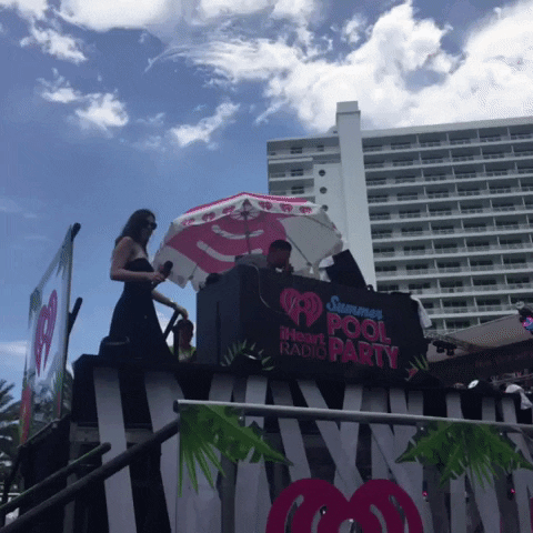 iheartpoolparty GIF by iHeartRadio