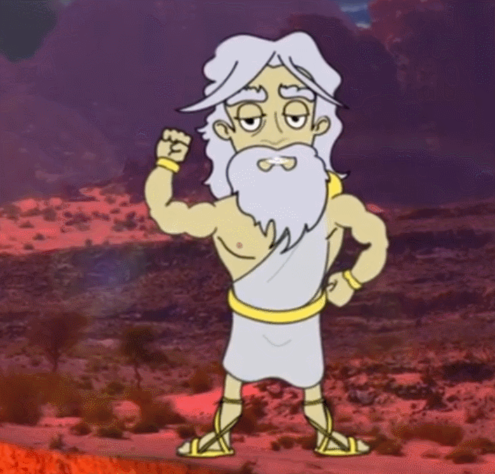 dab zeus GIF