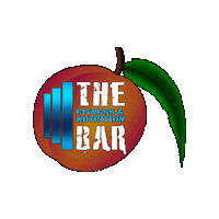 thebarfitwr fitness georgia peach barbell Sticker