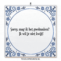 Sorry Wijsheid GIF by Tegelspreuken.nl