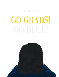 College Go Blue Sticker by University of Michigan