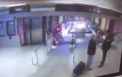 chicago airport GIF