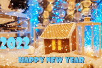 Happy New Year Christmas GIF