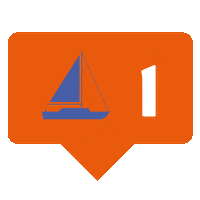 Orange Jaime Sticker by A Marée Haute