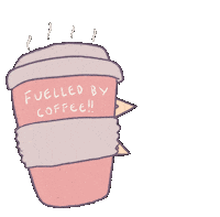 Shannonillustrates cat fun summer coffee Sticker