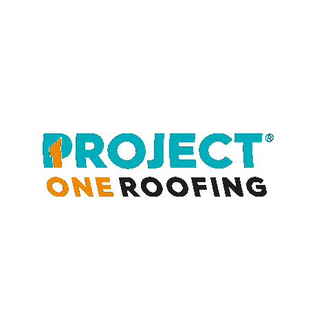 projectoneroofing giphygifmaker roofing p1 project one Sticker